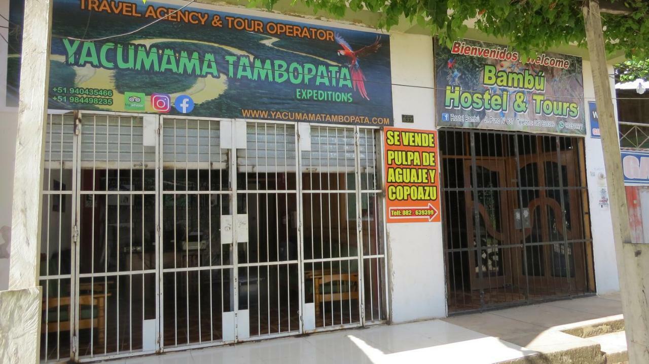 Tambopata Hostel Bambu Пуерто-Мальдонадо Екстер'єр фото